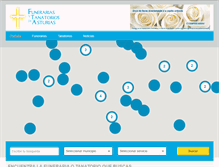 Tablet Screenshot of funerariasytanatoriosdeasturias.com